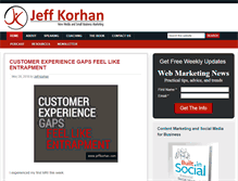 Tablet Screenshot of jeffkorhan.com